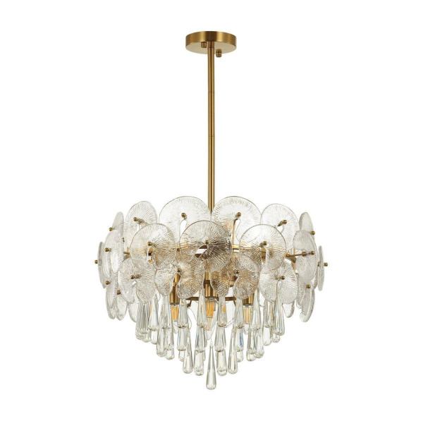 Odeon Light 4984/8 HALL ODL22 381 золотой/стекло/хрусталь Люстра E14 8*40W SEMURA Odeon Light 4984/8 HALL ODL22 381 золотой/стекло/хрусталь Люстра E14 8*40W SEMURA