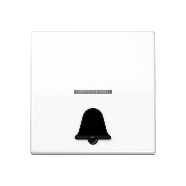 JUNG Клавиша для выключателя с символом "звонок" белая ABAS591K1KO5WW