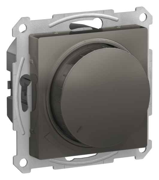 Купить SE AtlasDesign Сталь Светорегулятор (диммер) поворотно-нажимной, 630Вт, мех. ATN000936