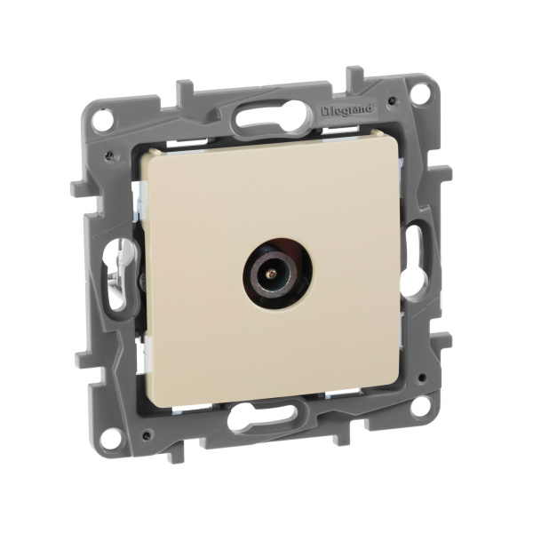 Купить Legrand Etika Слоновая кость Розетка TVоконечная 672365