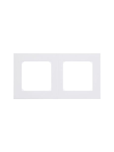 Купить ABB EPJ Levit белый / ледяной Рамка 2 поста 2CHH015020A6001
