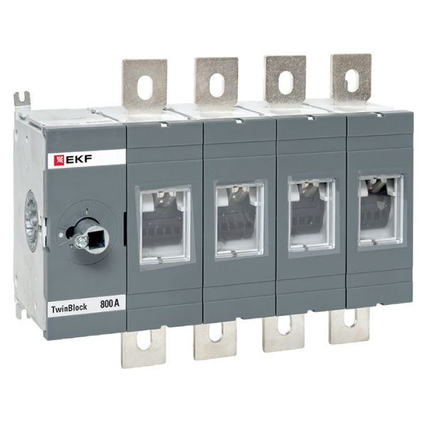 EKF Рубильник 800A 4P без рукоятки управления TwinBlock