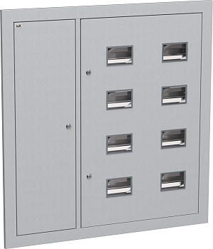 IEK LIGHT Корпус металлический ЩЭ-8-Э 36 IP31 (слаботочный отсек слева) LIGHT