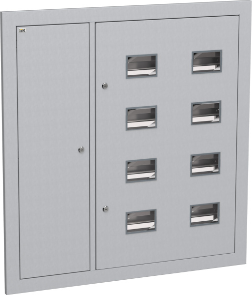 IEK LIGHT Корпус металлический ЩЭ-8-Э 36 IP31 (слаботочный отсек слева) LIGHT