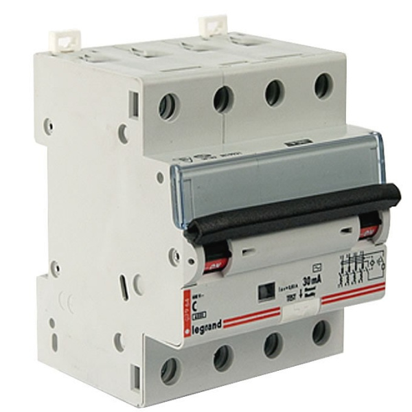 Купить Legrand DX3 Автоматический выключатель дифференциального тока 4P 20А (С) 30MA-Hpi 411245