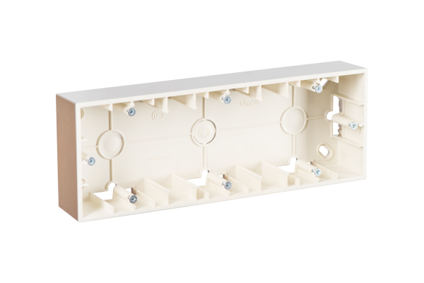 Купить Simon 15 Шампань Коробка 3-ая для наружного монтажа 1590753-034