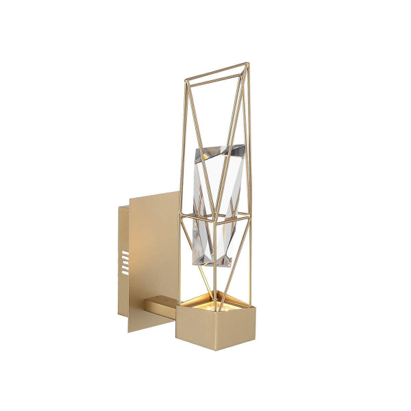 ST Luce SL815.201.01 Бра Матовое золото/Матовое золото, Прозрачный LED 1*6W 4000K