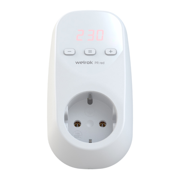 Купить Welrok PR red Реле контроля 1-фаз. напряжения в розетку 16А