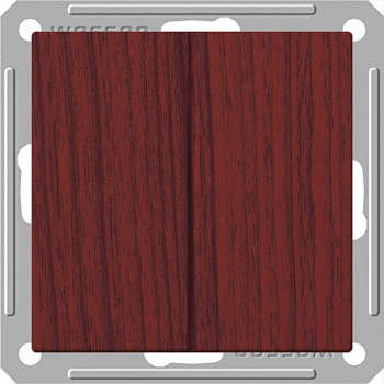 SE Wessen 59 Мореный дуб Выключатель 2-клавишный 16А (сх.5) VS516-252-9-86