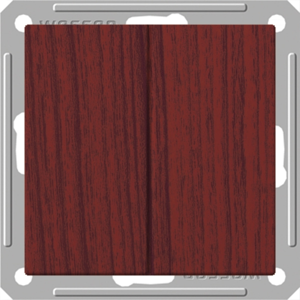 SE Wessen 59 Мореный дуб Выключатель 2-клавишный 16А (сх.5) VS516-252-9-86