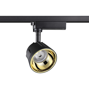Novotech 358728 PORT NT21 066 черный/золото Однофазный трековый светодиодный светильник IP20 LED 4000K 20W 100-265V KNOF