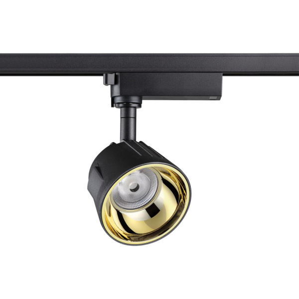 Novotech 358728 PORT NT21 066 черный/золото Однофазный трековый светодиодный светильник IP20 LED 4000K 20W 100-265V KNOF