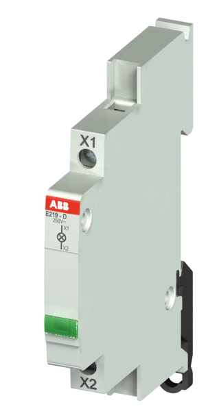 ABB E219-D Лампа индикационная зеленая 115-250В переменного тока 2CCA703402R0001 ABB E219-D Лампа индикационная зеленая 115-250В переменного тока 2CCA703402R0001
