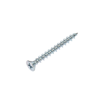 Kranz Саморез оконный острый, 4.1х40, белый цинк, короб (500 шт./уп.) KR-01-3721-005