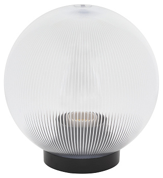 ЭРА НТУ 02-60-202 Светильник садово-парковый, шар прозрачный призма D=200 mm