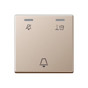 JUNG Клавиша для гостиничных кнопочных модулей 531KO5EUM24 или 531KO5EUM230, шампань ACUKO5MCH