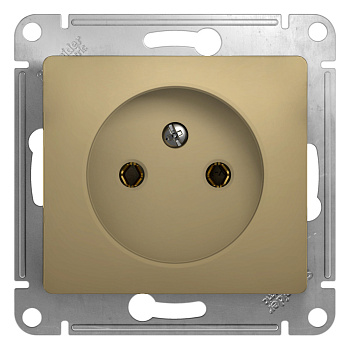 Systeme Electric Glossa Титан Розетка б/з