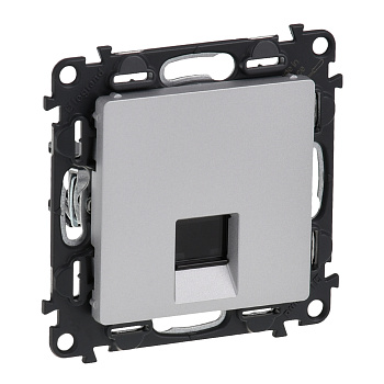 Legrand Valena LIFE DIY Алюм Розетка комп(RJ45) 1-ая 5 кат UTP 753640