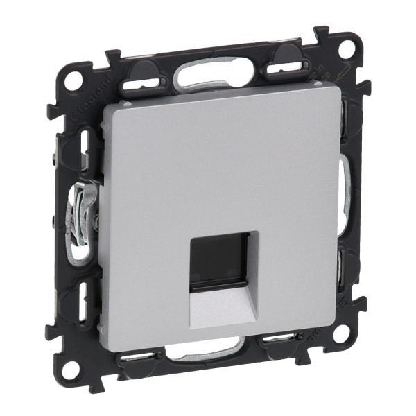 Legrand Valena LIFE DIY Алюм Розетка комп(RJ45) 1-ая 5 кат UTP 753640