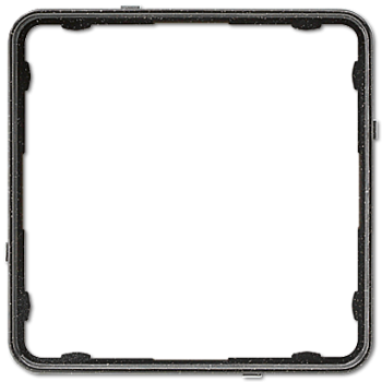 JUNG CD+ Черный металлик Внешняя цветная рамка CDP81SWM