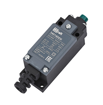 Dekraft Концевой вык. пласт. 1НО1НЗ Кнопочный плунжер