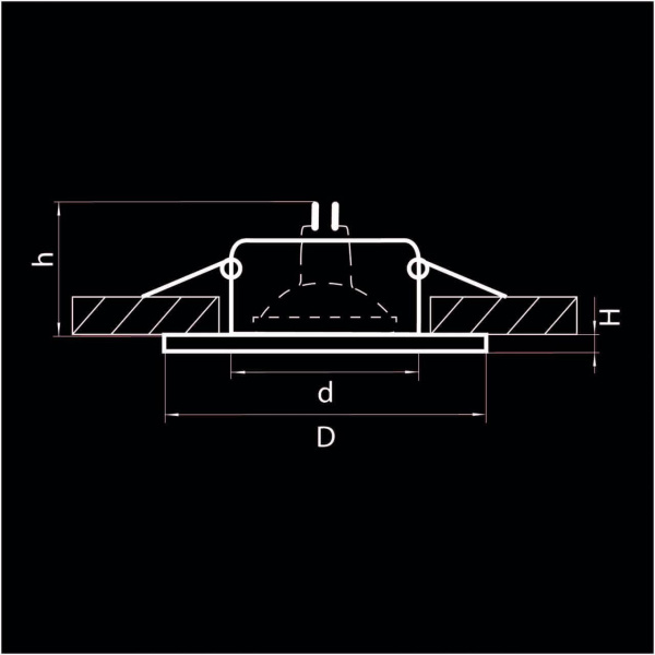 Купить Lightstar Светильник точечный встраиваемый декоративный под заменяемые галогенные или LED лампы Anello Lightstar 002240