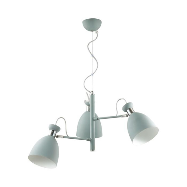 Lumion 3735/3 LN19 089 матовый серый, хром Люстра E27 3*60W 220V KIZZY