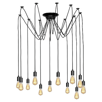 Lussole Комплект GRLSP-8174 (Светильник LSP-8174, 5526 Лампа светодиодная 6W E27 12 шт.)