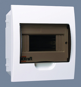 Dekraft Корпус пластиковый встраиваемый 8 мод. IP41 ЩРВ-П-8