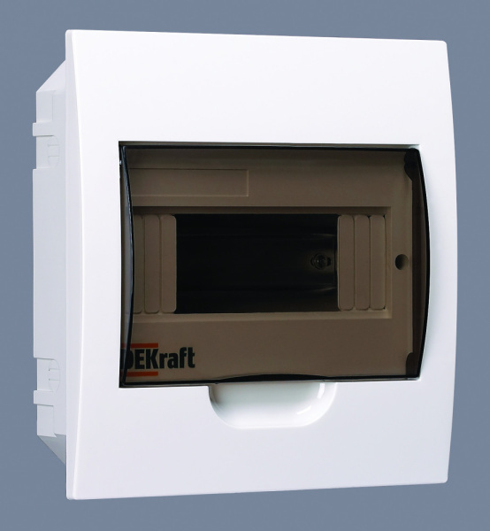 Dekraft Корпус пластиковый встраиваемый 8 мод. IP41 ЩРВ-П-8