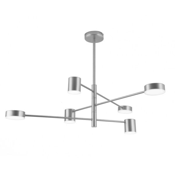 Kink Light 07650-6,02 Люстра Мекли хром d90 h78 Led 3*6W+3*8W (4000К)