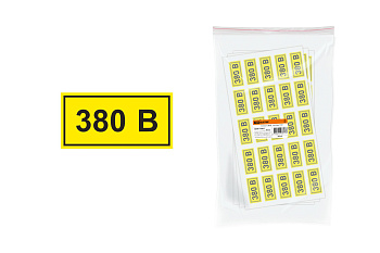 TDM Символ "380В" 20х40мм SQ0817-0011