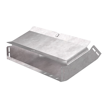 Промрукав Угол вертикальный внутренний 45 градусов с крышкой Стандарт 500х80 PR16.0596