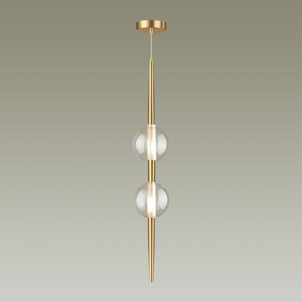 Купить Odeon Light 4981/2 PENDANT ODL22 303 бронзовый/прозрачный/стекло Подвес G9 2*5W LAZIA