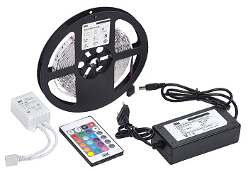 IEK Комплект DIY (5050RGB60-14,4-IP20-12В 5м + др. + конт.)