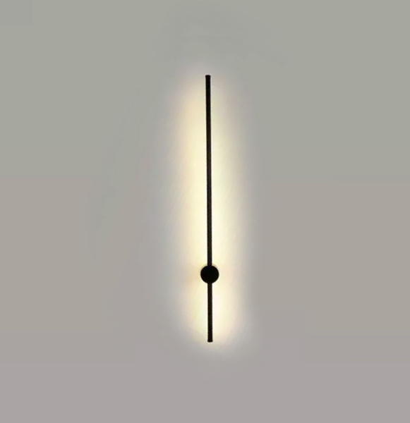 Купить Denkirs DK5012-BK Бра 800 мм, 3000К, IP20, 9 Вт, черный, алюминий