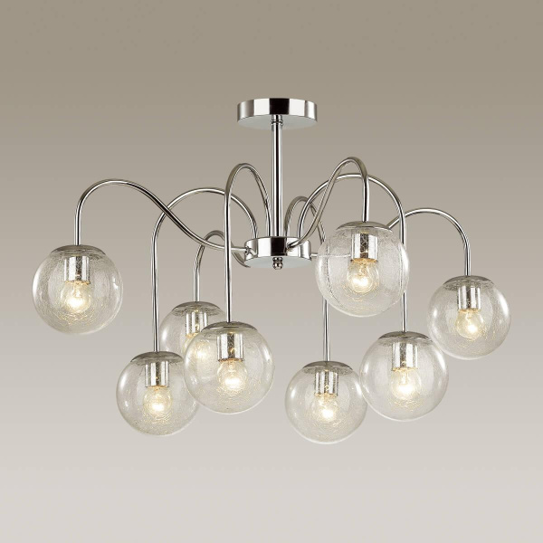 Купить Lumion 4551/8C COMFI LN21 068 хром Люстра потолочная E27 8*60W 220V DARCY