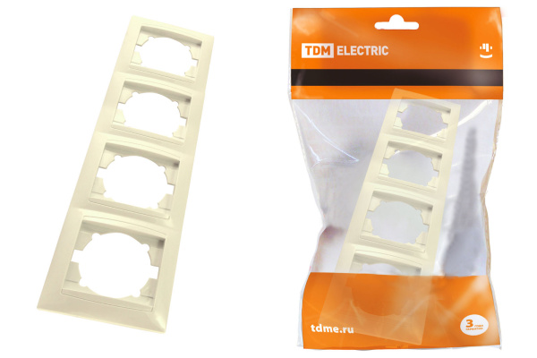 TDM Рамка 4-х постовая горизонтальная сл. кость "Лама" SQ1815-0132