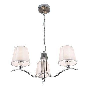 Citilux CL439131 Эмма Хром+Белый Светильник Люстра