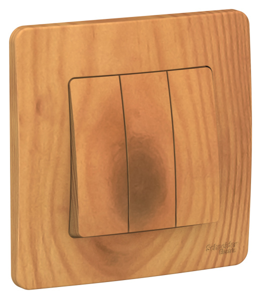 Купить Systeme Electric Blanca внутр Ясень Выключатель 3-клавишный, 10А, 250B