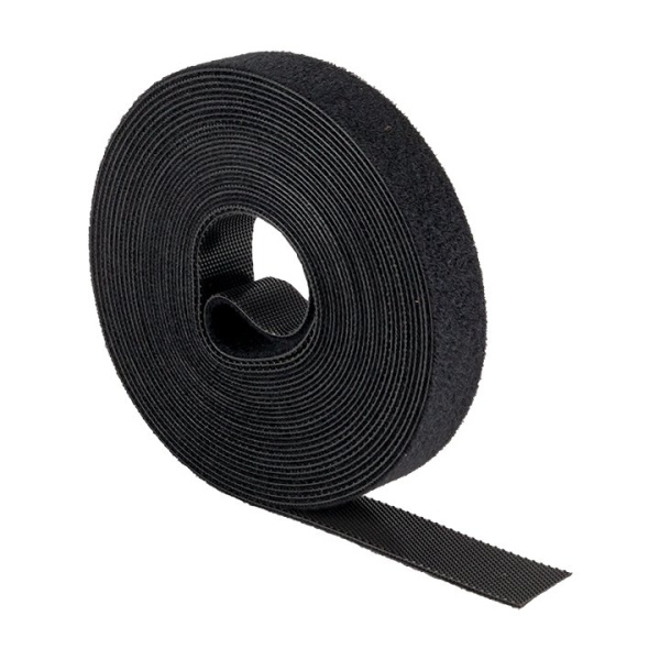 EKF PROxima Хомут-липучка 16 мм (5м ролл) черный