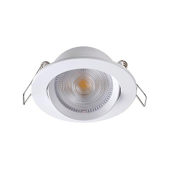 Novotech 357998 NT19 091 белый Встраиваемый поворотный светильник IP20 LED 3000К 10W 85-265V STERN