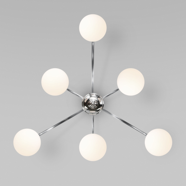 Купить Eurosvet 30177/6 Светильник потолочный хром a055500