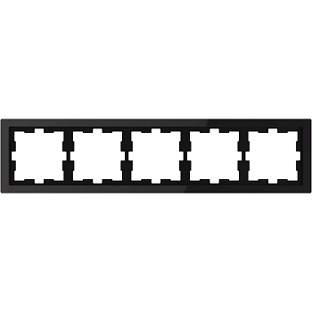 SE Merten D-Life Черный Оникс Рамка 5-ая MTN4050-6503