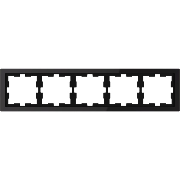 SE Merten D-Life Черный Оникс Рамка 5-ая MTN4050-6503