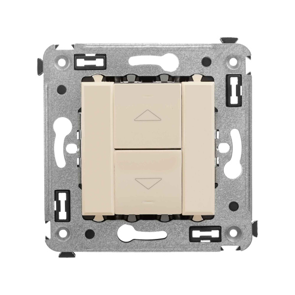 DKC Механизм управления рольставней в стену, "Avanti", "Ванильная дымка"