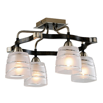 Citilux CL150141 Каппа Ст.Бронза+Холст Светильник Люстра