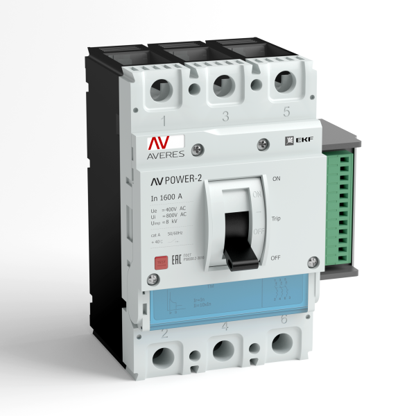 EKF  AVERES Автоматический выключатель AV POWER-5/3 1600А 70kA ETU6.0
