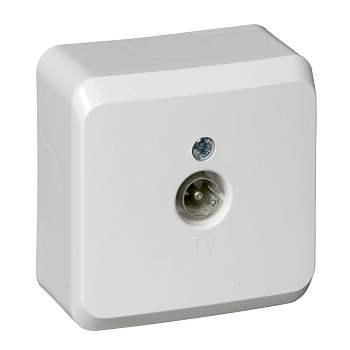 Systeme Electric Этюд наруж Бел Розетка TV единственная 0,7dB