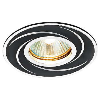 Ambrella Встраиваемый потолочный точечный светильник A506 BK сатин/черный MR16